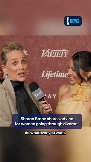 Sharon Stone shares some words of wisdom