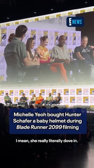 Michelle Yeoh gushes about Hunter Schafer at SDCC 2026