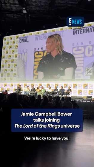Jamie Campbell Bower's LOTR journey has begun