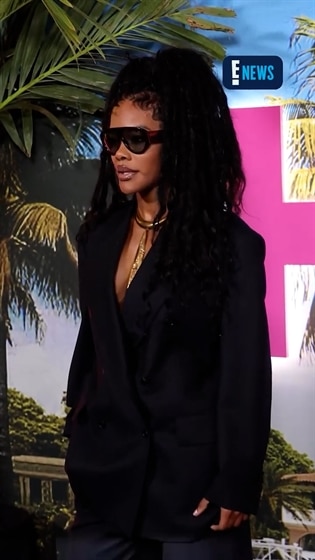 Teyana Taylor arrives in style for "72 Hours" in NYC