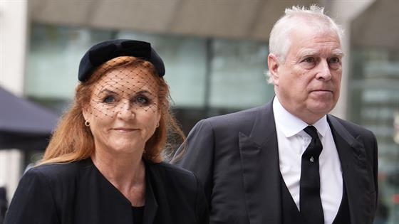 Prince Andrew Makes Rare Appearance With Ex Sarah Ferguson at Duchess of  Kent’s Funeral