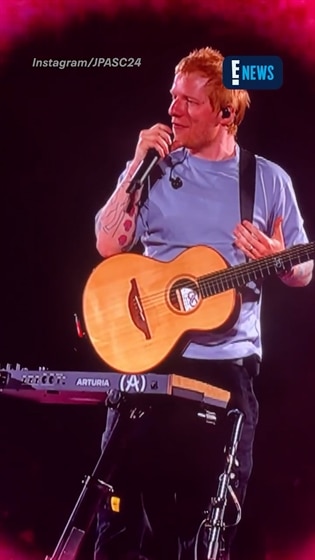Ed Sheeran shouts out the Backstreet Boys' show