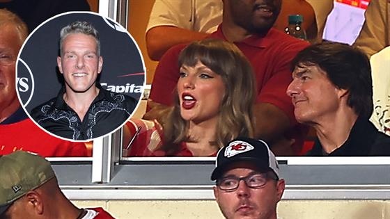 Pat McAfee Reveals What It’s Really Like Sitting Next to Taylor Swift, Tom Cruise at an NFL Game