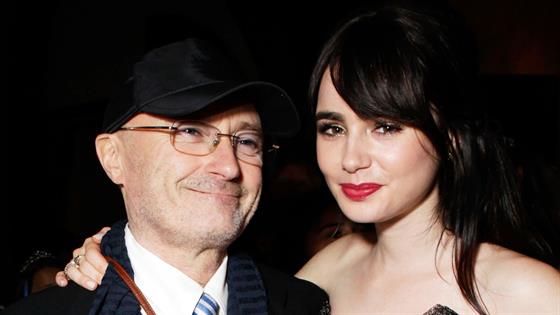 Lily Collins Shares Rare Pics With Dad Phil Collins Amid His Health Journey Lily Phil Collins 560x315 