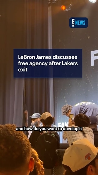 This fan moment with LeBron James